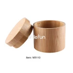 Vintage natural bamboo wood watch jewelry case box gift food packaging storage case box