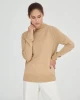 VSCOO High Quality Turtleneck Slim Women Pullover Wool Blend 14GG Computer Knitted Long Sleeve 100 Wool Sweaters