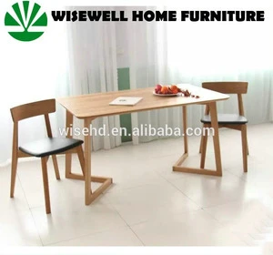 W-DF-0685 oak Low-back bar furniture set