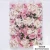 Import Wall Mats Rose Panel Artificial Florals Customized 3d Flower Party Wedding Decorative Style Artificial Flower Wall from China