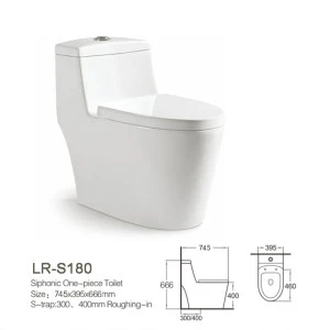 Water saving cUPC Watermark CE Bathroom one piece siphon white bathroom toilets bowl toilet sanitary ware