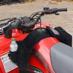 Waterproof Motorcycle ATV Front Tank Saddle Bag with Phone Pouch Bag