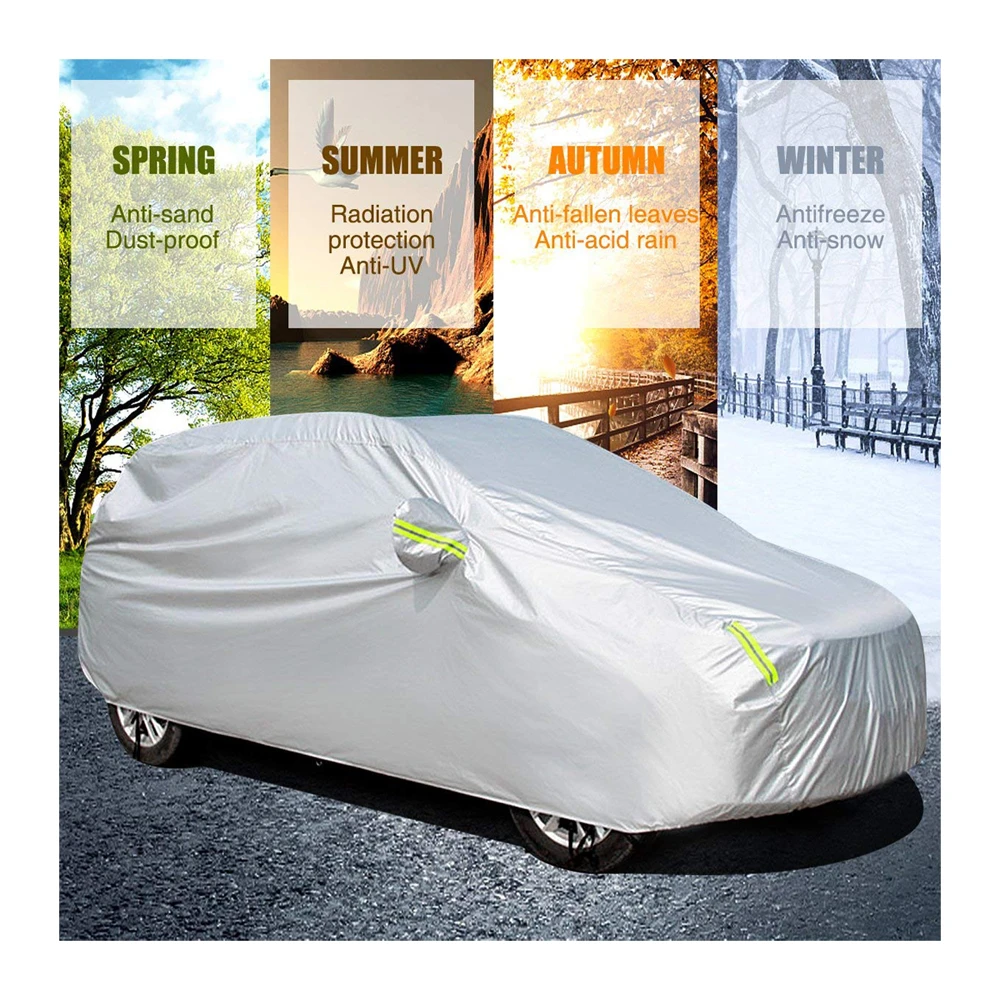 Waterproof PEVA And PP Cotton Car Cover