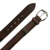 Western Custom Genuine Leather Vintage Pin Buckle Belt for Men Jeans