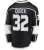 White, green, black and white double team custom logo design moisture absorption, sweat ventilation ice hockey clothing