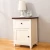 Import White modern wooden nightstand with drawer from China