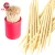 Import Wholesale 100% Natural High Quality Bamboo Toothpick Tube from China