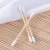Import Wholesale 100pcs disposable ear cleaner bamboo cotton buds 100% cotton baby cotton swab from China