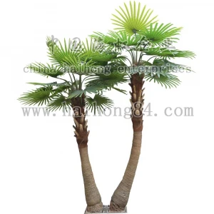 wholesale 2021 factory hot selling indoor or outdoor palm tree decor artificial big tropical trees artificial plants manufacturer
