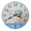 Wholesale beach shell picture tide wall clocks,wall clocks with photo frame, round wall clock