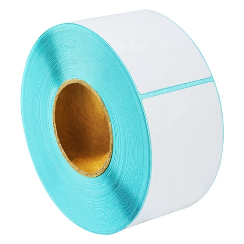 Wholesale Colored Transfer Barcode Adhesive Die Cutting Paper Direct Label Thermal Sticker Roll