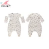 Wholesale Custom 100% Organic Cotton Cute Pattern Unisex Wearable Two Legs Removable Sleeves Baby Sleep Bag