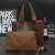 Import Wholesale Custom Handbags Logo Pu Leather Laptop Briefcase For Men from China