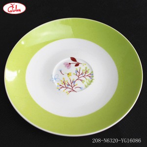 Wholesale dinnerware harmonia spain with carmine red flower pattern YG16086