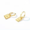 Wholesale Fashion 925 Sterling Silver Huggie Hoop Earrings Cubic Zirconia Stones Drop Earring For Ladies Jewelry