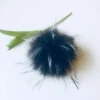 Wholesale Faux Large Colorful Raccoon Fur Pom Pom For Beanie Hat&amp;keychain&amp;bag&amp;shoes With Snap Fur Fabric/