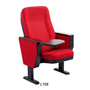 Wholesale folding chairs with writing pad Modern used theater seats for sale LT08