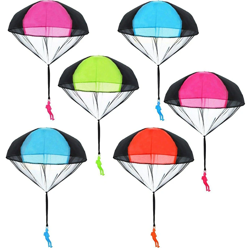 Wholesale Hand Throwing Mini Soldier Parachute Funny Toy Kid Outdoor Sports Game