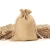 Import Wholesale High Quality custom logo printed hemp drawstring jute fiber gift bag from China