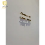 Wholesale High Quality Custom Mirror English Letter Mirror Glass Letter