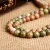Import Wholesale High Quality Natural Gem Stone Faceted Unakite Jasper Loose Round Beads For Jewelry Necklace Bracelet Making from China