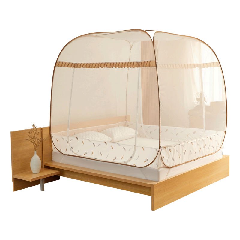 Wholesale High Quality Rectangle Household Free-installation Pop Up Yurt Foldable Mosquito Net