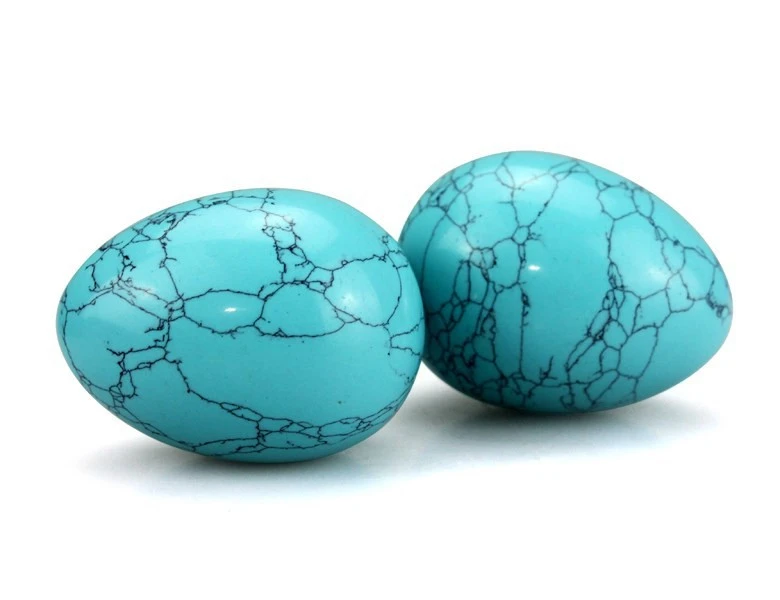 Wholesale home decor items,natural hand carved turquoise stone egg for decor,healing