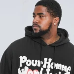 Wholesale Hot Style heavy gsm Cotton Boxy Hoodie No String Heavyweight Sweatshirt Letter Printing 3d Puff Oversized Hoodies