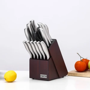 Wholesale Japanese Knife Block Set 13Pcs Modern Stainless Steel Knives Sets Kitchen Knife Set