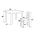 Wholesale kids furniture wooden children table and four chairs set