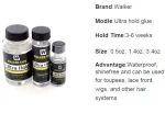 Wholesale lace wig glue /toupee tape glue/wig bond glue