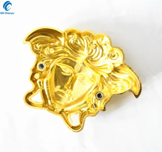 Wholesale Metal Gold Medusas Face Head for Furniture Decorative