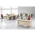 Import wholesale modern modular 4 people office cubicle 4 seater office workstation from China