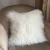 Import Wholesale Natural White Mongolian Lamb Fur Pillow Cushion from China