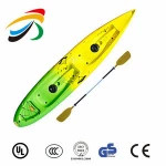 Wholesale new arrival two seat sit on top pedal fishing kayak , plastic canoe kayak
