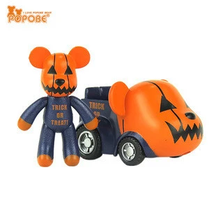 Wholesale POPOBE 2 inch Bear Car Figure PVC Bear Toy Car In Stock