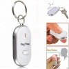 Wholesale promotional gifts electronic light keychain remote sound control anti-lost alarm whistle key finder