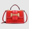 Wholesale PU leather ladies red hand bags