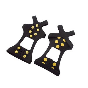 Wholesale universal safty slip on ice grips over the shoe ice grippers over shoe studded snow grips anti slip snow shoe