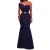 Import Wholesale Women Black Sexy One Shoulder Ponti Gown Evening Dress from China