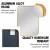 Import Wide Purpose Dressing Mirror Rounded Corners Aluminum Alloy Frame from China