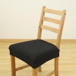 Widely Used Superior Quality Chair Seat Cushion Covers Polyester Chair Seat Cover Material Seat Cover Dining Chair