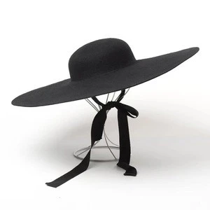 Winter Fashion Wool Felt Stage Show Party Hat for Women Dress