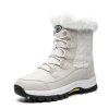 Winter Large Size High Top Cotton Padded Shoes Womens Keep Warm Thick Soled Waterproof Thicken Snow Boots