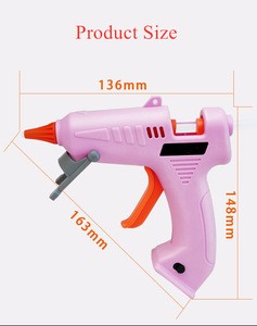 Wireless Hot Melt Glue Gun Unplugged with Glue Sticks Adjustable Temperature for DIY Crafts and Quick Repairs