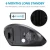 Import Wireless Mouse Vertical Gaming rechargeable BT Mouse USB Computer Mice Ergonomic Desktop Upright Mouse 1600DPI for Office Home from China
