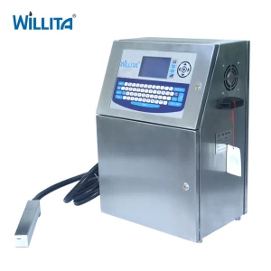 WLD-180 Paper Metal Plastic Package Continuous Inkjet Printer Date Batch Coding Machine
