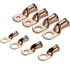 Wofeng  AWG brass nose  Ring shaped copper tube terminal  Conductivity over 97% Aviation industry Product usage