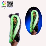Women Girls El Lighting Up Faux Fur Animal Outdoor Lighting Led Caps Hats