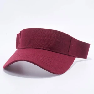 Women Men Wholesale Casual Custom Sun Protection Sport Caps Beach Sun Visor Caps Long Bill Hat